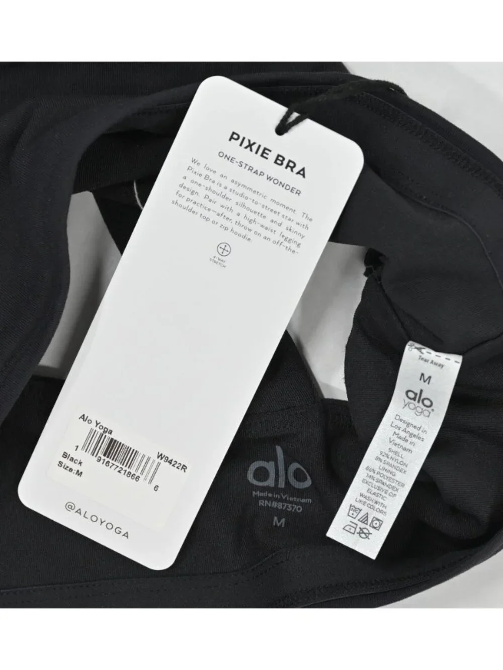 ALO Yoga Pixie Bra W9422R in Black